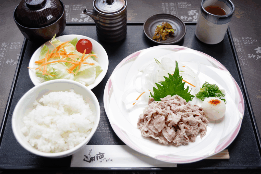 冷しゃぶ定食　1 ,400円(税込) 単品：850円