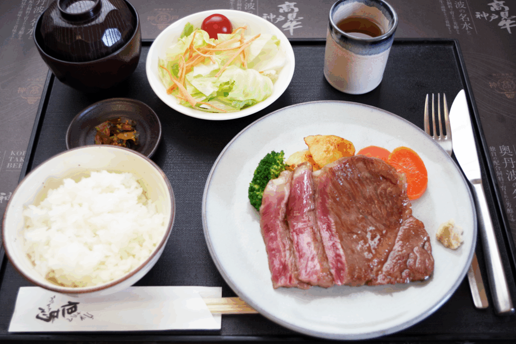 サーロインステーキ定食　3,000円(税込)
